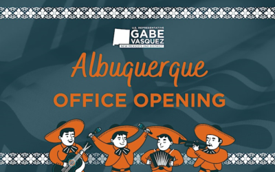 Rep. Gabe Vasquez ABQ Office Opening