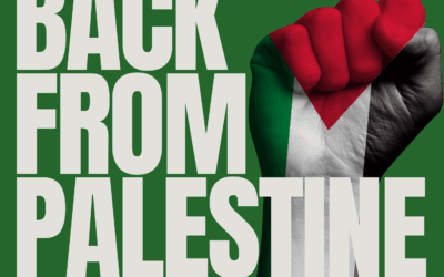 September General Meeting – Report Back From Palestine
