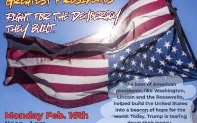 Presidents’ Day Rally – ValCo Indivisible