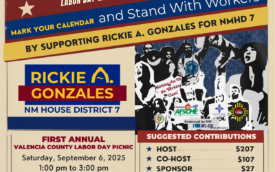 Happy Labor Day to Valencia County Democrats!